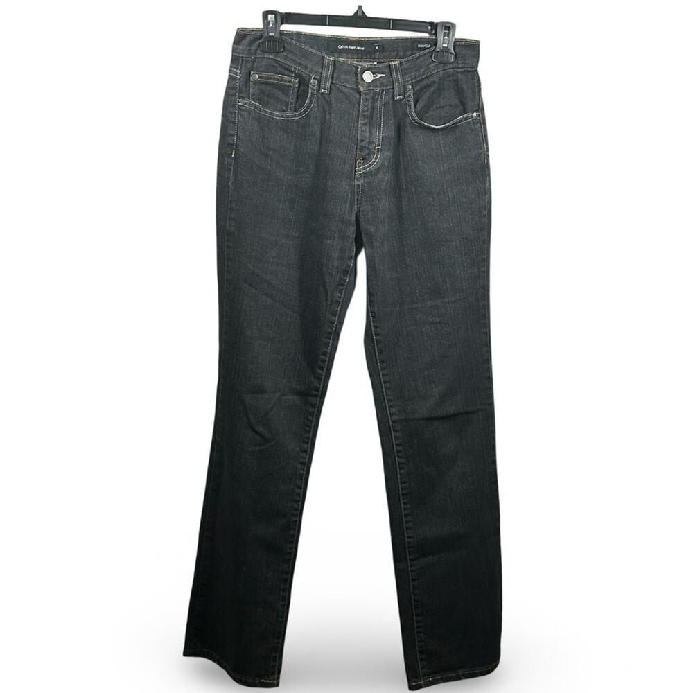 Calvin Klein Stretch‎ Bootcut Jeans Women's Size 6 Casual Designer Denim Office